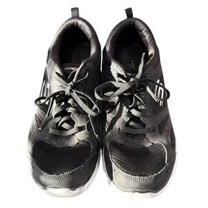 Skechers Black Mesh Lightweight Comfort Walking Training Sneakers‎